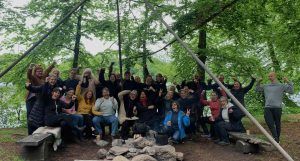 efter ett sammansvetsande företagsevent kickoff I camp häckeberga